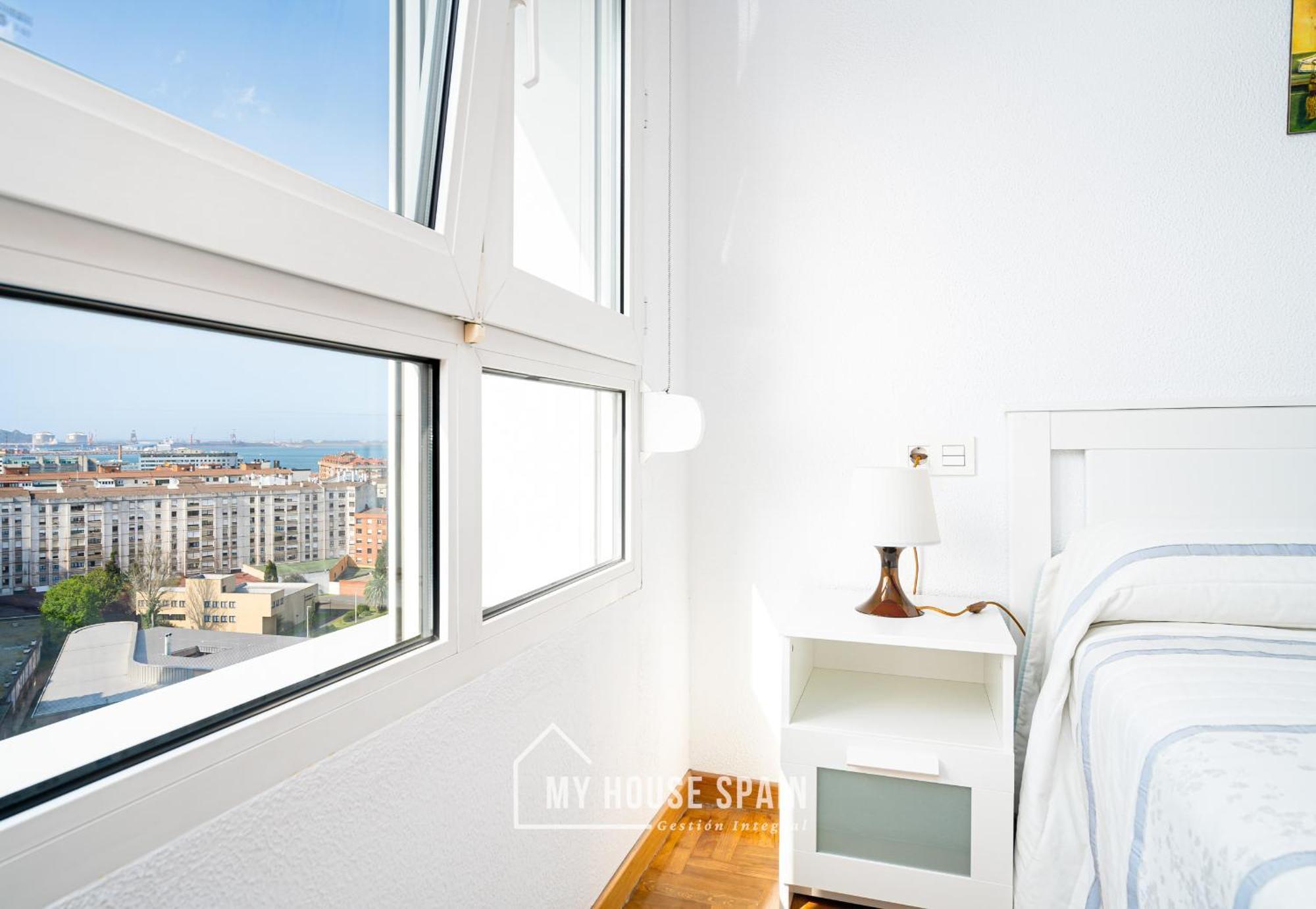 Myhousespain - Luminoso Piso Junto Al Centro Gijón Esterno foto