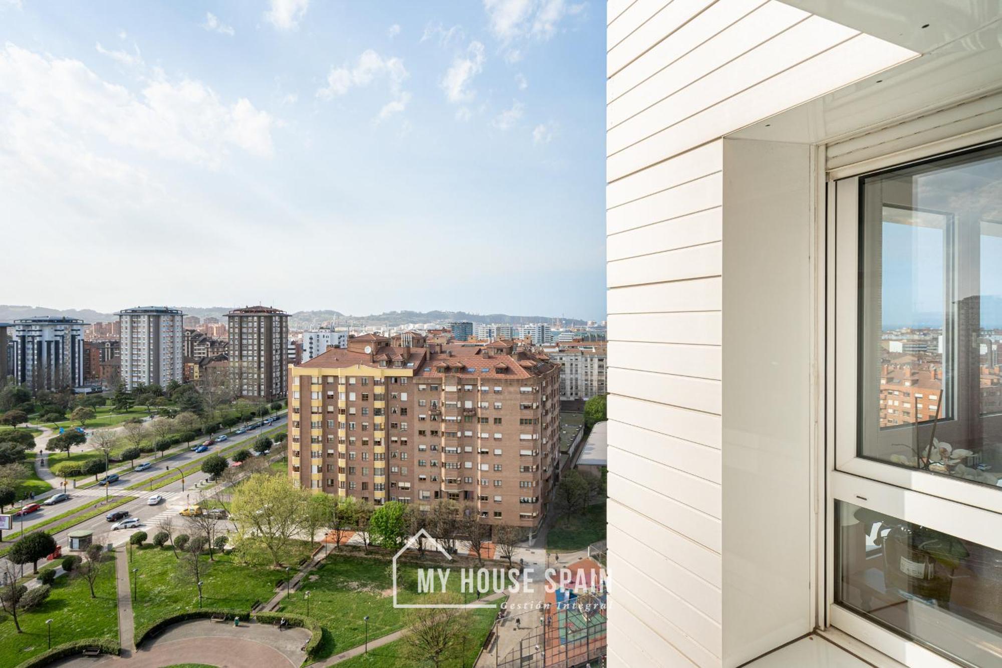 Myhousespain - Luminoso Piso Junto Al Centro Gijón Esterno foto